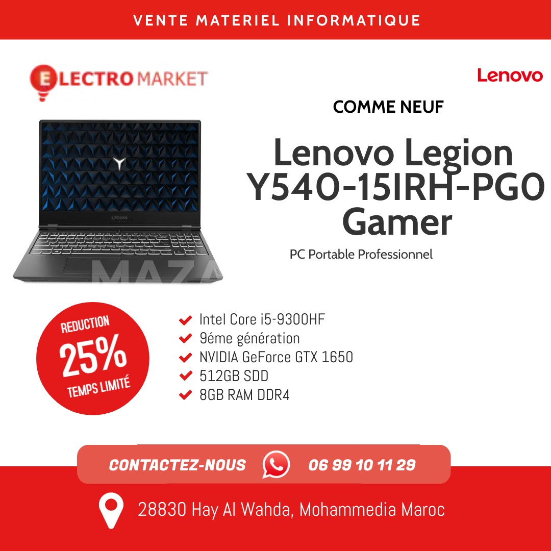 Lenovo Legion Y540-15IRH-PG0 Game